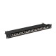Patchpanel 24 port 1U KAT7 EK. PPS7-1024-B Czarny 