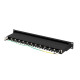 Patchpanel 24 port 1U KAT7 EK. PPS7-1024-B Czarny 