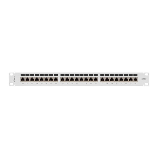 Patchpanel 24 port 1U KAT7 EK. PPS7-1024-S Szary 