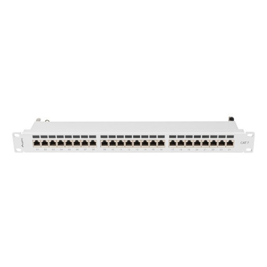 Patchpanel 24 port 1U KAT7 EK. PPS7-1024-S Szary 
