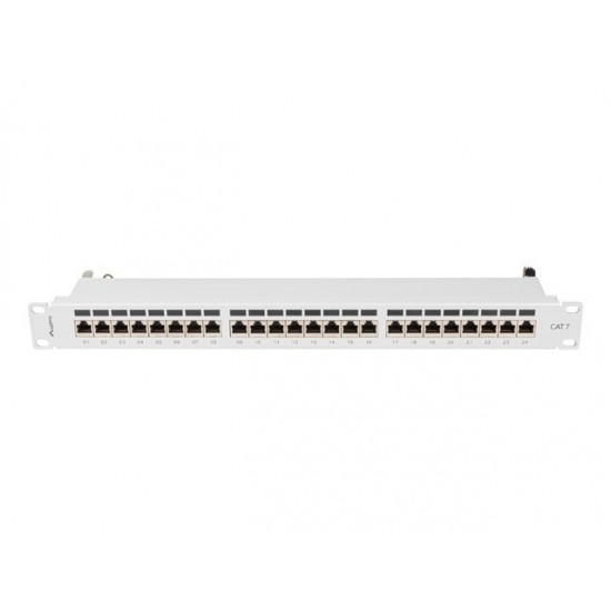 Patchpanel 24 port 1U KAT7 EK. PPS7-1024-S Szary 