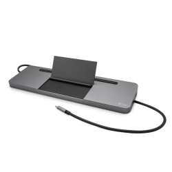 Stacja dokująca USB-C Metal Ergonomic 4K 3x Display Docking Station Power Delivery 85 W 