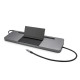 Stacja dokująca USB-C Metal Ergonomic 4K 3x Display Docking Station Power Delivery 85 W 