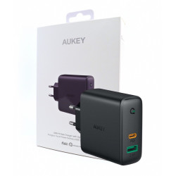 PA-D3 Ultraszybka ładowarka sieciowa 2xUSB Power Delivery (1xUSB A+1xUSB C) 60W 5.4A