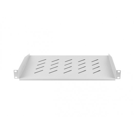 Półka do szaf 19' 450/600/800/1000mm 1U 483x315mm szara 