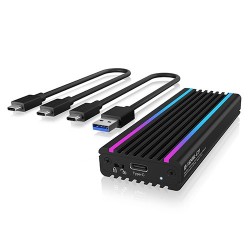 IB-1824ML-C31 Obudowa M.2 NVMe z oświetleniem RGB 