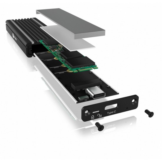 IB-1824ML-C31 Obudowa M.2 NVMe z oświetleniem RGB 