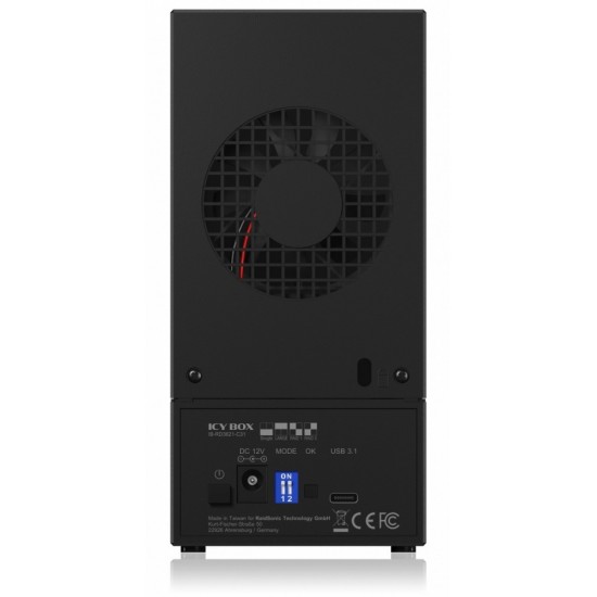 IB-RD3621-C31 Obudowa RAID 2 x 2,5 lub 3,5 cala HDD 