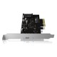 IB-PCI1901-C32 Karta PCIe, TYPE-C USB 3.2 (Gen 2x2) 