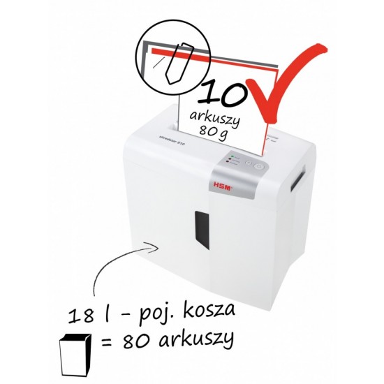 Niszczarka shredstar S10 6mm P-2 O-1