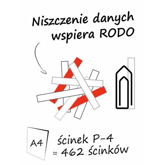 Niszczarka shredstar X10 ścinki 4.5x30mm P-4