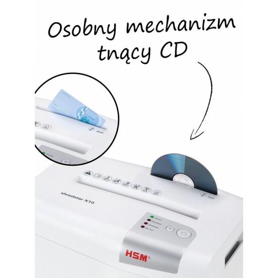 Niszczarka shredstar X10 ścinki 4.5x30mm P-4