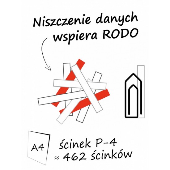 Niszczarka shredstar X5 ścinki 4x30mm P-4,CD