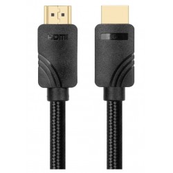 Kabel HDMI v 2.1 premium 2m czarny