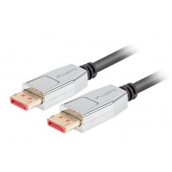 Kabel DISPLAYPORT M/M 20 PIN V1.4 1.8m 8K czarny