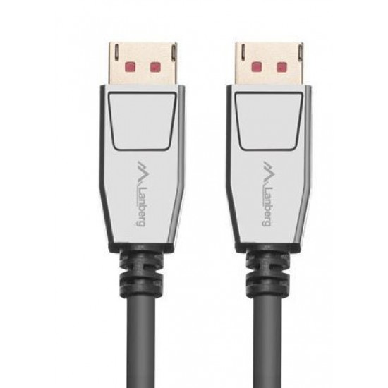 Kabel DISPLAYPORT M/M 20 PIN V1.4 1.8m 8K czarny