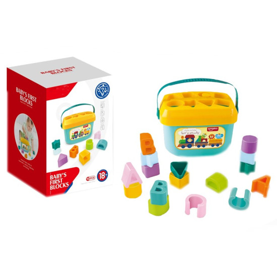 Wiaderko sorter z klockami