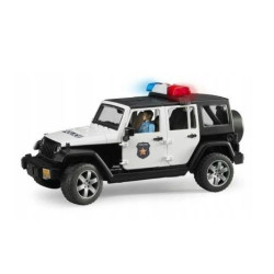 Pojazd Jeep Wrangler Rubicon policja z figurką