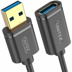 Przedłużacz USB 3.0, 1M, AM-AF; Y-C457GBK 