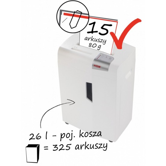 Niszczarka shredstar X15 ścinki 4x37mm P-4
