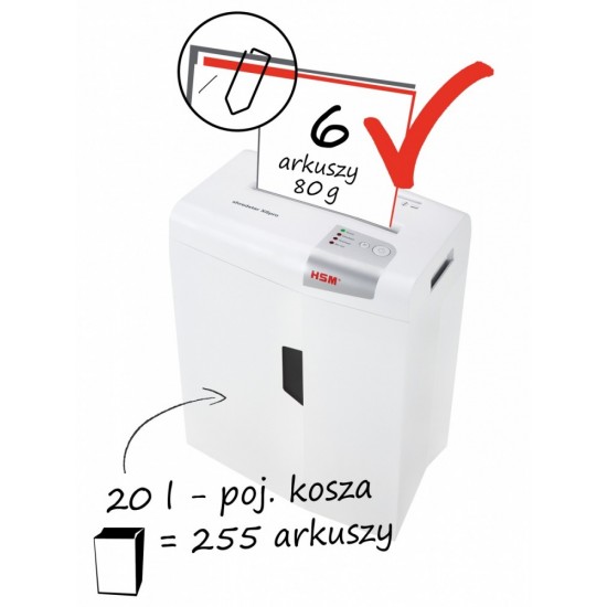 Niszczarka shredstar X6pro cc2x15 P-5,CD