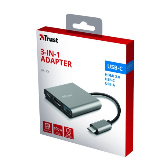 DALYX adapter USB C 3w1