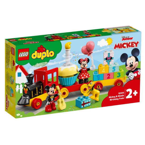 Klocki DUPLO Disney 10941 Urodzinowy pociąg myszek