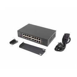 Switch 16X1GB Gigabit Ethernet rack    RSGE-16 