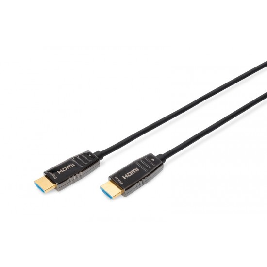 Kabel połączeniowy hybrydowy AOC HDMI 2.1 Ultra High Speed 8K/60Hz UHD HDMI A/HDMI A M/M czarny 10m
