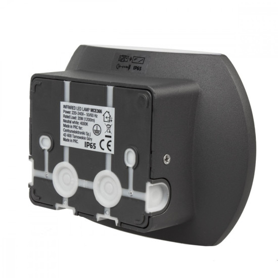 Ścienna lampa LED z czujnikim PIR MCE366 