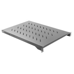 Półka do szaf 19 cali 1000mm 1U 483x750mm czarna 