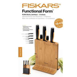 Zestaw 5 noży w bloku bambusowym 1057552