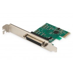 Karta rozszerzeń/Kontroler LPT PCI Express, 1xDB25, Low Profile, Chipset: MCS9901