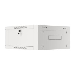 Szafa instalacyjna RACK wisząca 19 cali 4U 570x600 szara WFFA-5604-10S