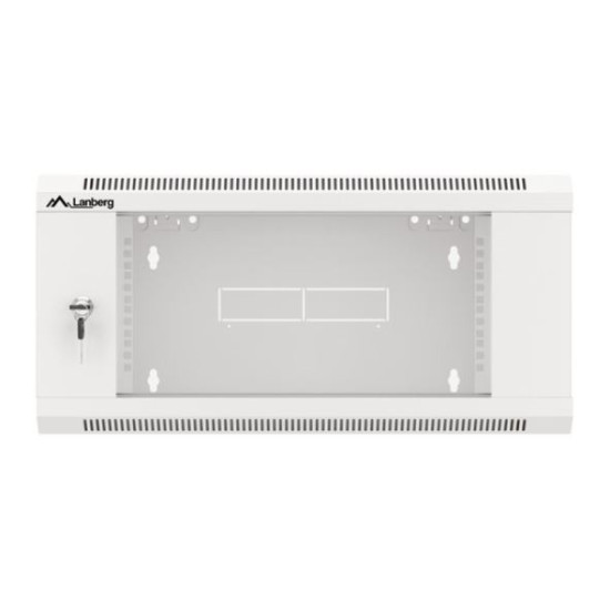 Szafa instalacyjna RACK wisząca 19 cali 4U 570x600 szara WFFA-5604-10S