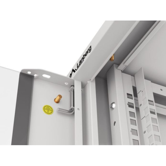 Szafa instalacyjna RACK wisząca 19 cali 4U 570x600 szara WFFA-5604-10S