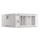 Szafa instalacyjna RACK wisząca 19 cali 4U 570x600 szara WFFA-5604-10S