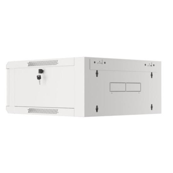 Szafa instalacyjna RACK wisząca 19 cali 4U 570x600 szara WFFA-5604-10S