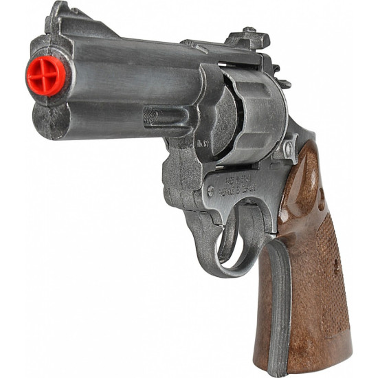 Gonher Metalowy rewolwer policyjny 12 naboi