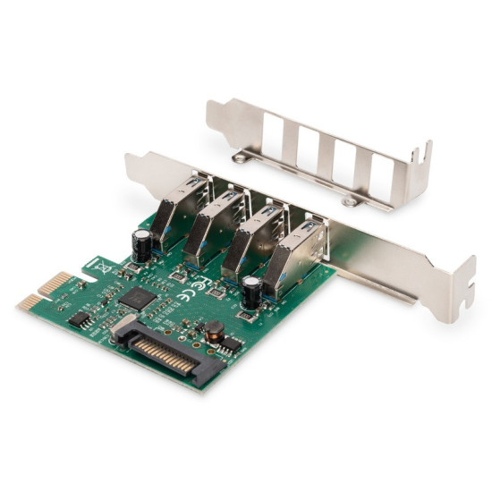 Karta rozszerzeń/Kontroler USB 3.0 PCI Express, 4xUSB 3.0, Chipset: VL805