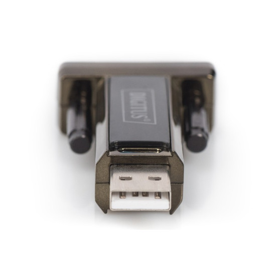 Konwerter/Adapter USB 2.0 do RS232 (DB9) z kablem USB A M/Ż długość 80cm