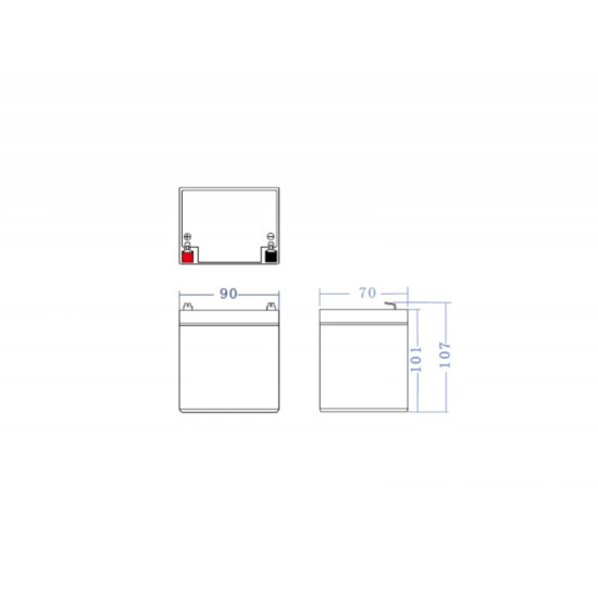 Akumulator AGM 12V 5Ah