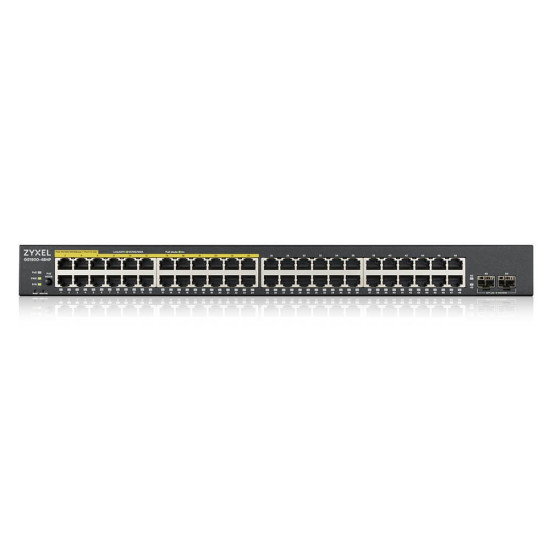 Przełącznik zarządzalny GS1900-48HP v2, 48-port GbE L2 Smart Switch 170W rack            GS1900-48HPv2 