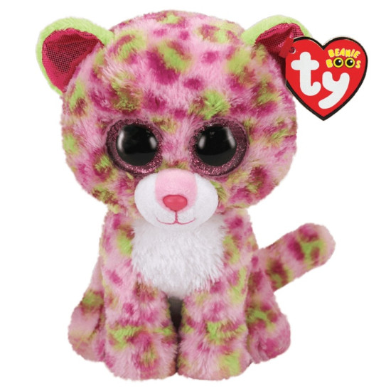 Maskotka TY Beanie Boos różowy leopard 15 cm