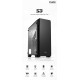 Obudowa S3 TG ATX Mid Tower PC Case TG fan x3