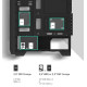 Obudowa S2 TG ATX Mid Tower PC Case TG fan x3