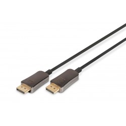 Kabel połączeniowy hybrydowy AOC DisplayPort 1.4 8K/60Hz UHD DP/DP M/M 15m Czarny