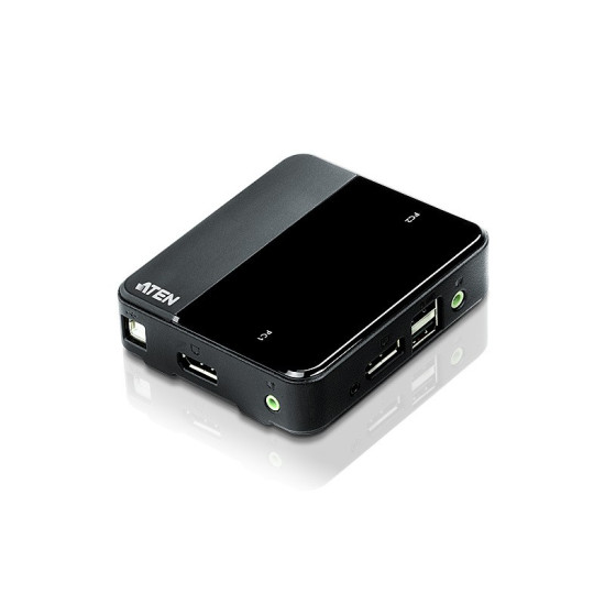 Przełącznik KVM 2-Port USB 4K DP/Audio