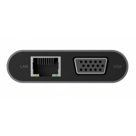 Stacja dokująca IB-DK4040-CPD TYPE-C z dwoma interfejsami wideo 