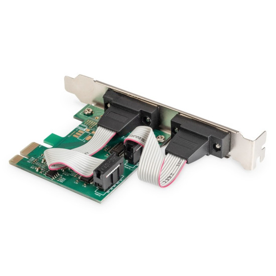 Karta rozszerzeń/Kontroler RS232 PCI Express, 2xDB9, Low Profile, Chipset: MCS9901